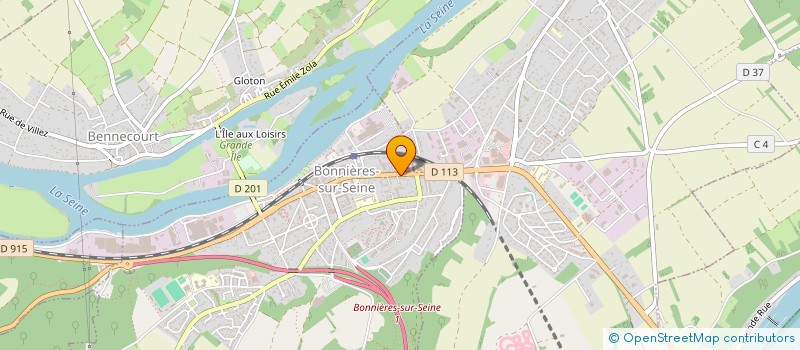 localisation de l'entreprise MADAME CELINE HERAULT  BONNIERES-SUR-SEINE