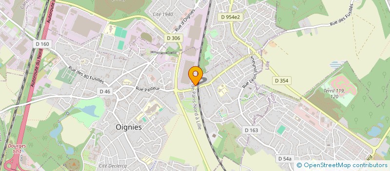 localisation de l'entreprise MADAME CELINE HERBAUX  OIGNIES