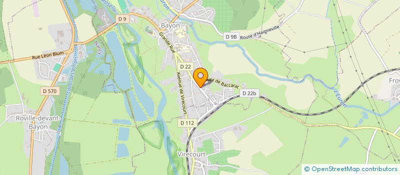 localisation de l'entreprise MADAME CELINE HERBE  BAYON