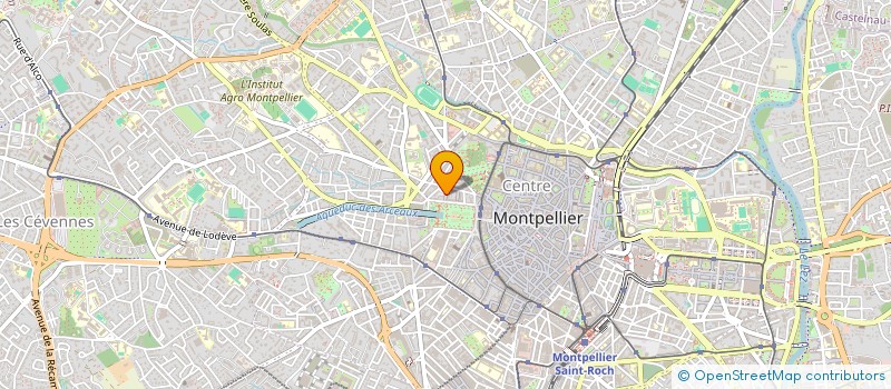localisation de l'entreprise MADAME CELINE HERISSON à MONTPELLIER