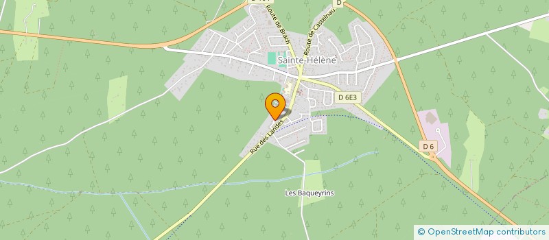 localisation de l'entreprise MADAME CELINE HERNANDEZ  SAINTE-HELENE