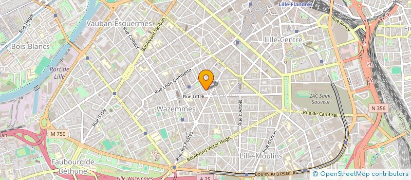 localisation de l'entreprise MADAME CELINE HERTAULT à LILLE