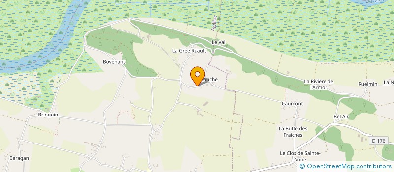 localisation de l'entreprise MADAME CELINE HERVEAU à NIVILLAC