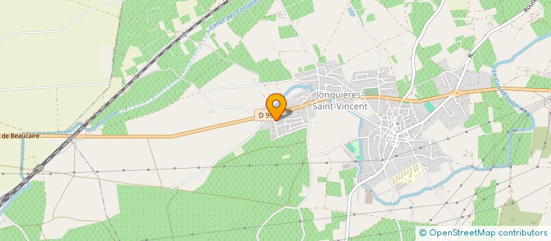 localisation de l'entreprise MADAME CELINE HEU  JONQUIERES-SAINT-VINCENT