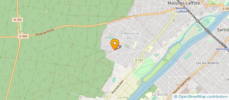 localisation de l'entreprise MADAME CELINE HEUDRON à LE MESNIL-LE-ROI