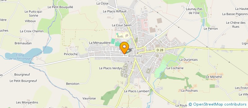 localisation de l'entreprise MADAME CELINE HEURTEL à ROMILLE