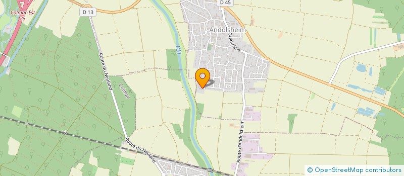 localisation de l'entreprise MADAME CELINE HILPIPRE  ANDOLSHEIM