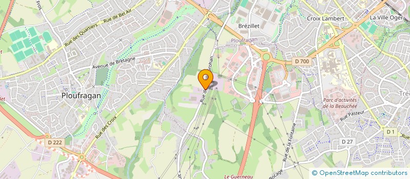 localisation de l'entreprise MADAME CELINE HINAULT  TREGUEUX