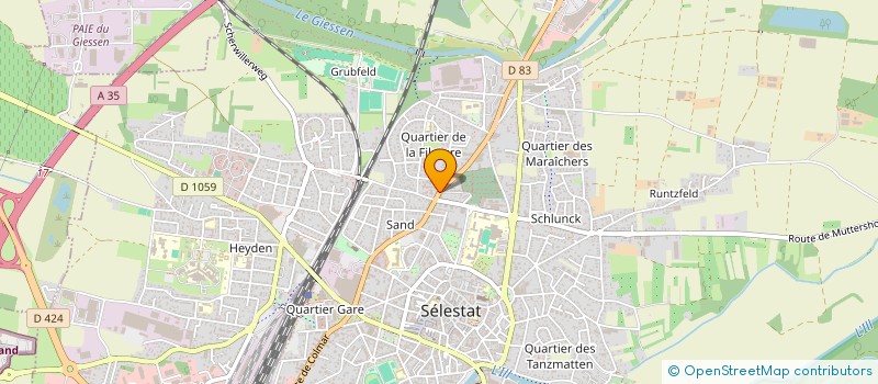 localisation de l'entreprise MADAME CELINE HOLTZ  SELESTAT