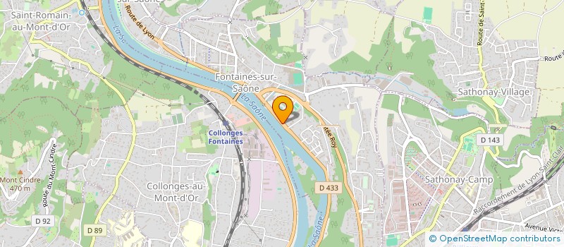 localisation de l'entreprise MADAME CELINE HOORELBEKE  SAINT-GENIS-LES-OLLIERES