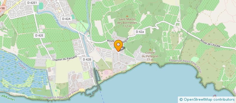localisation de l'entreprise MADAME CELINE HOPPE à LA LONDE-LES-MAURES