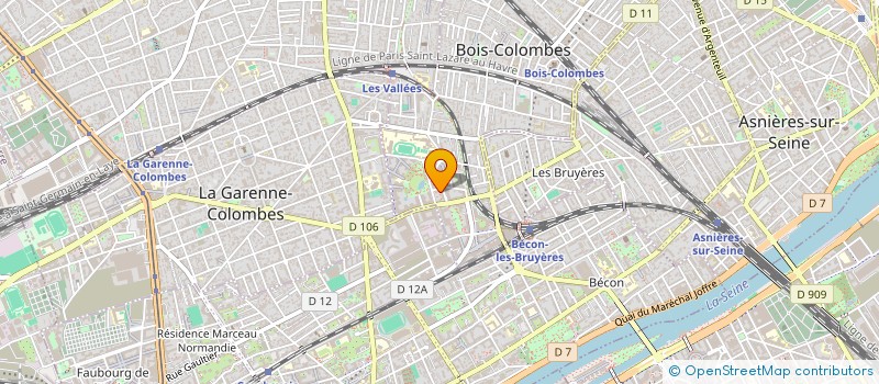 localisation de l'entreprise MADAME CELINE HORNUNG à BOIS-COLOMBES