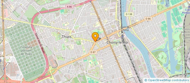 localisation de l'entreprise MADAME CELINE HUANG  CHOISY-LE-ROI