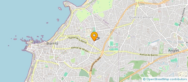 localisation de l'entreprise MADAME CELINE HUBERT à BIARRITZ