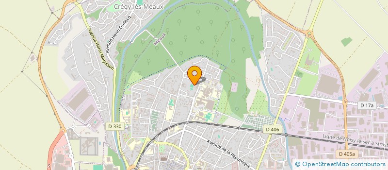 localisation de l'entreprise MADAME CELINE HUGON  MEAUX