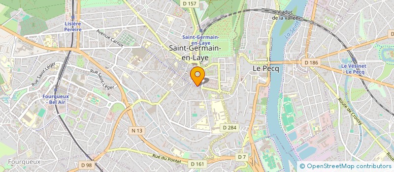 localisation de l'entreprise MADAME CELINE HUGOT  SAINT-GERMAIN-EN-LAYE