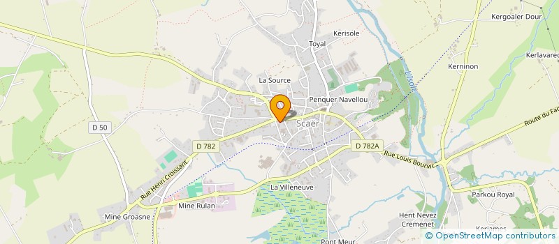 localisation de l'entreprise MADAME CELINE HUIBAN  SCAER