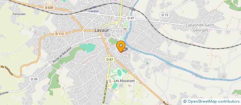 localisation de l'entreprise MADAME CELINE HUILLET  LAVAUR