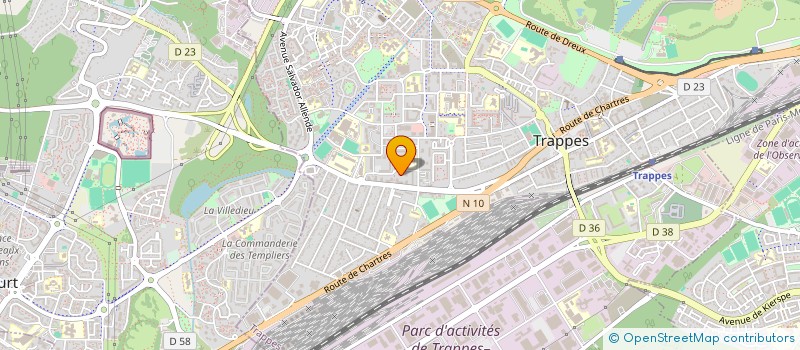 localisation de l'entreprise MADAME CELINE HUMETZ  TRAPPES