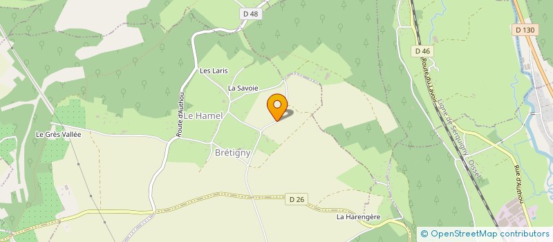 localisation de l'entreprise MADAME CELINE HUNOT  SAINT-PIERRE-DE-SALERNE