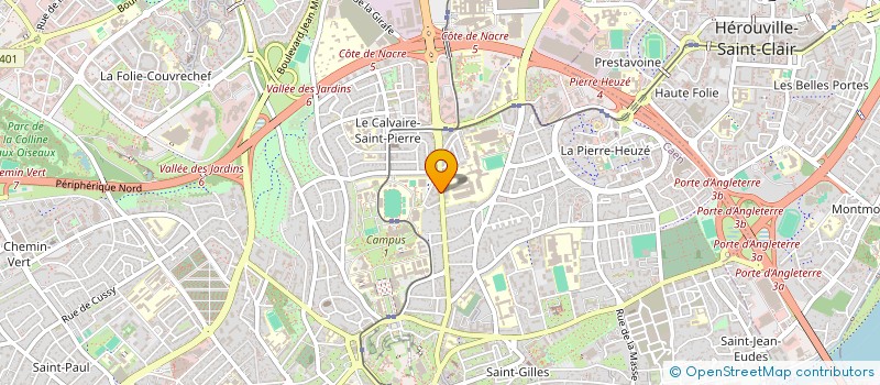 localisation de l'entreprise MADAME CELINE HUREL à CAEN