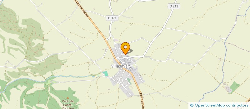 localisation de l'entreprise MADAME CELINE HURTAUD  VILLASAVARY