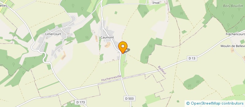 localisation de l'entreprise MADAME CELINE HUS  HUCHENNEVILLE