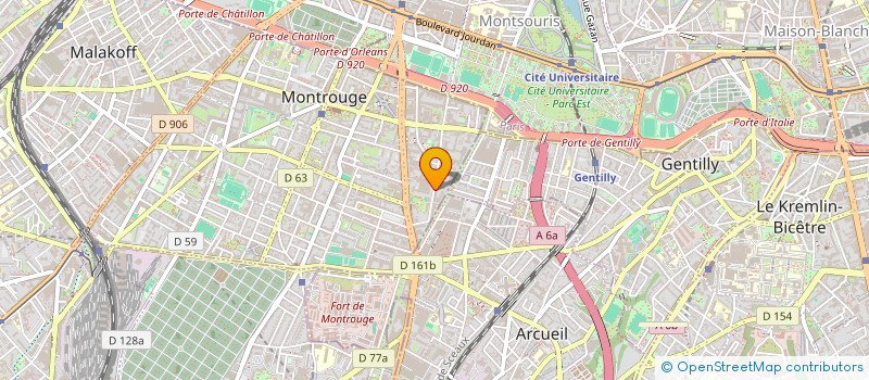 localisation de l'entreprise MADAME CELINE HUYNH  MONTROUGE