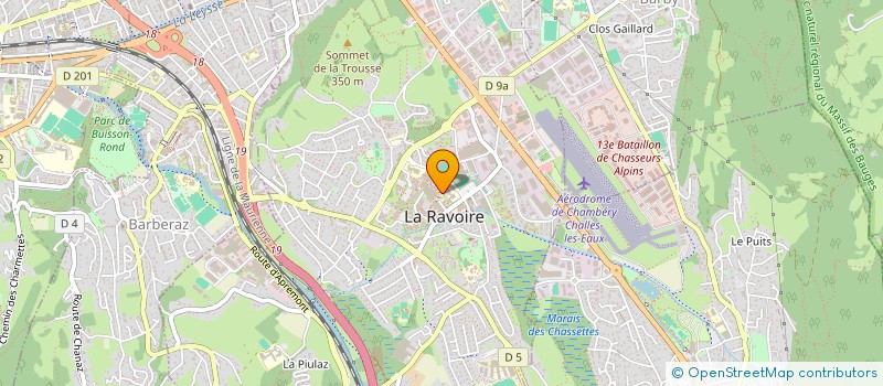 localisation de l'entreprise MADAME CELINE IBANEZ  LA RAVOIRE