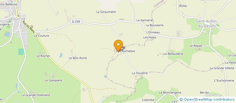 localisation de l'entreprise MADAME CELINE IBERT  SAINT-AUBIN-DU-DESERT