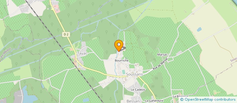 localisation de l'entreprise MADAME CELINE ILLE  SOUSSANS