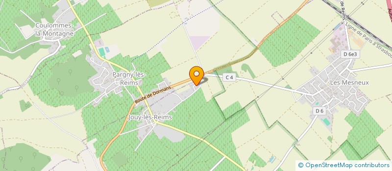 localisation de l'entreprise MADAME CELINE INGLEBERT  JOUY-LES-REIMS