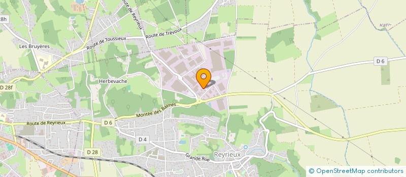 localisation de l'entreprise MADAME CELINE INGRES à REYRIEUX