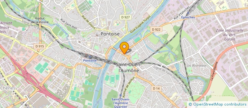 localisation de l'entreprise MADAME CELINE IRIA LOURENCO NUNES à SAINT-OUEN-L'AUMONE