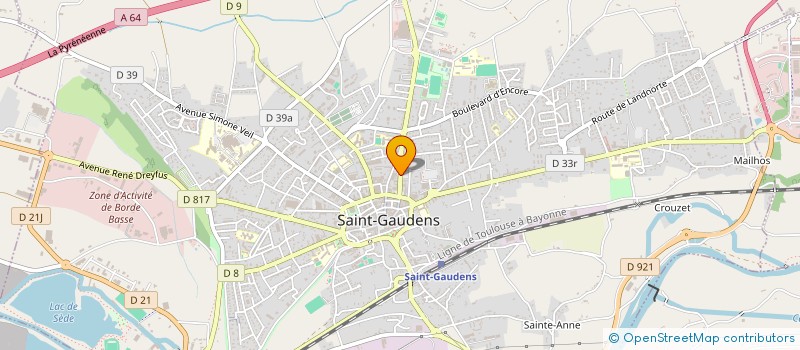 localisation de l'entreprise MADAME CELINE ISIDORE à SAINT-GAUDENS