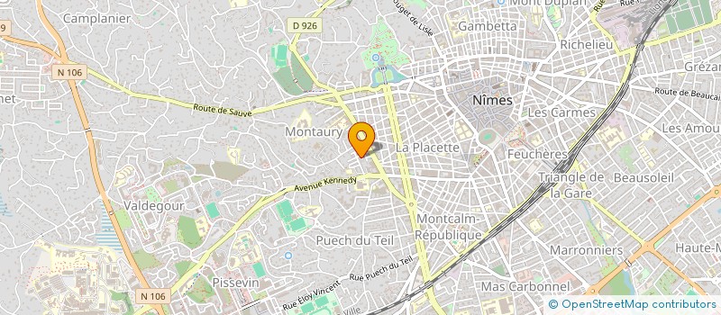 localisation de l'entreprise MADAME CELINE ISNARDON  NIMES