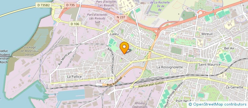 localisation de l'entreprise MADAME CELINE JACOB  LA ROCHELLE