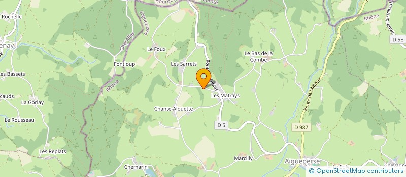 localisation de l'entreprise MADAME CELINE JAFFRE à AIGUEPERSE