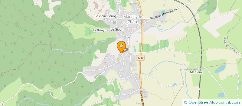 localisation de l'entreprise MADAME CELINE JAMBIN  MARCILLY-LE-CHATEL