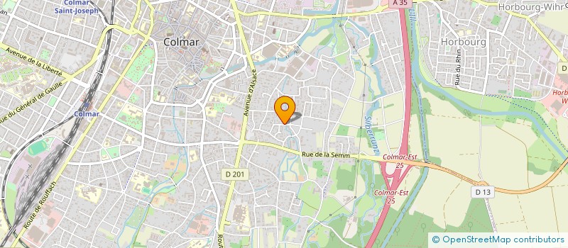 localisation de l'entreprise MADAME CELINE JANTEL  COLMAR