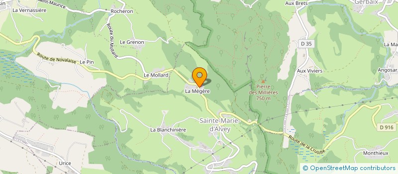 localisation de l'entreprise MADAME CELINE JANVRIN  SAINTE-MARIE-D'ALVEY