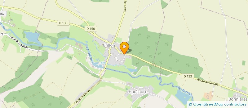 localisation de l'entreprise MADAME CELINE JARENO  CRILLON