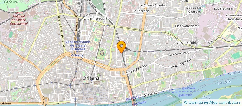 localisation de l'entreprise MADAME CELINE JAVELOT à ORLEANS