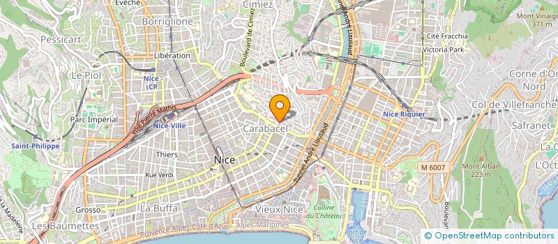 localisation de l'entreprise MADAME CELINE JEAN à NICE