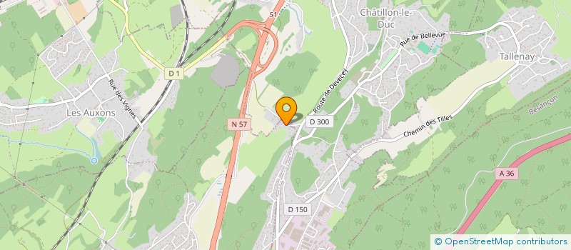 localisation de l'entreprise MADAME CELINE JEAN  MISEREY-SALINES