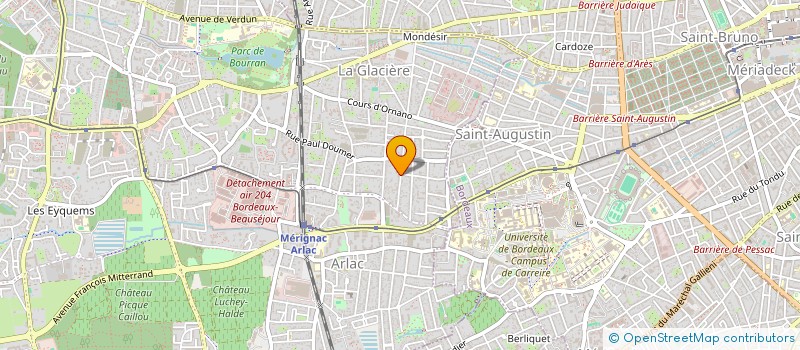 localisation de l'entreprise MADAME CELINE JEAN  MERIGNAC