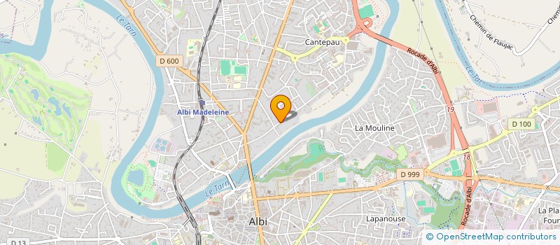 localisation de l'entreprise MADAME CELINE JEAN JEAN à ALBI