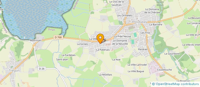 localisation de l'entreprise MADAME CELINE JEFFROTIN  BEAUSSAIS-SUR-MER