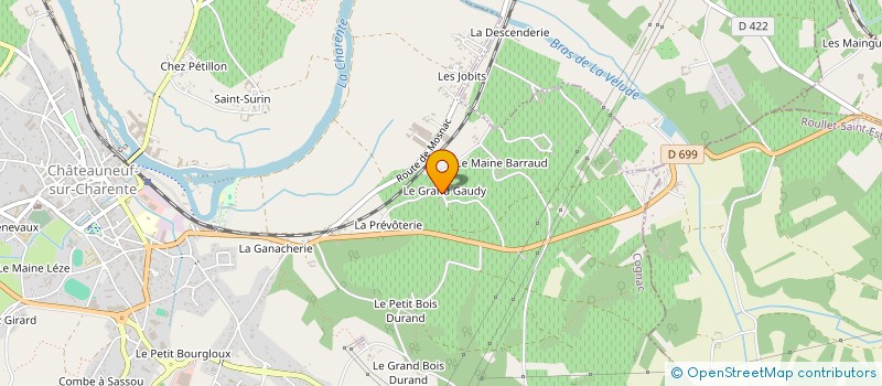localisation de l'entreprise MADAME CELINE JEZEQUEL à CHATEAUNEUF-SUR-CHARENTE