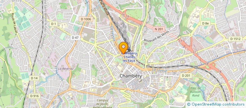 localisation de l'entreprise MADAME CELINE JOINEAU à CHAMBERY